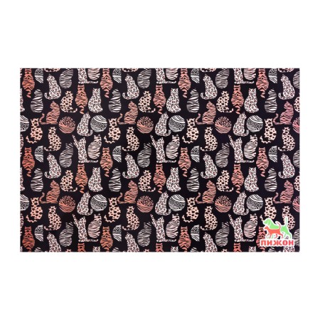 Rug for a bowl "Pigger" 43 x 28 cm "Cats"-2