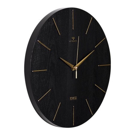 Watching, interior, silent, D-30 cm, black with gold-2