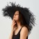 Women's hat Minaku "Summer Mood", size 56-58, color black