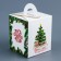 New Year. Box for 1 cupcake gift New Year's packaging "Let Dreams come true", 9.2 x 9.2 x 11 cm.