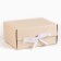 Gift folding box, packaging, "beige", 22 x 16.5 x 10 cm
