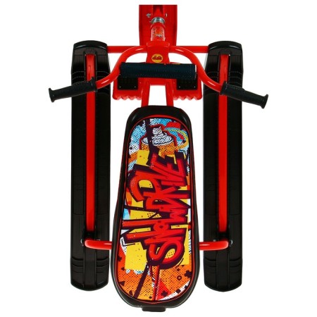 Snowfall "with graffiti", SND1/GR, red color-1