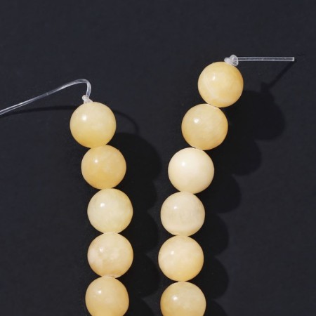 Beads on threads ball No. 8 “Citrin” (2 variety), +/- 38 cm-1
