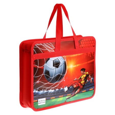 Folder with pens plastic A4, 37 x 22 x 5 cm "Football"-5