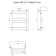 Water towel "Trugor" Bravo PM 3 P, 500 x 800 x 500 mm, left