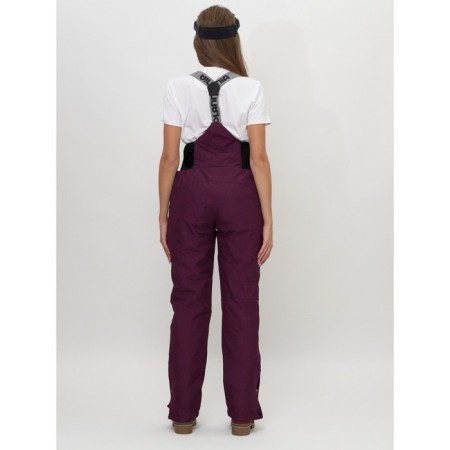 Ski-loving trousers, size 42, dark purple color-9