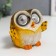 Souvenir Polystone Light "Filin -Malysh - A hug" from the solar battery 8x7.5x10 cm