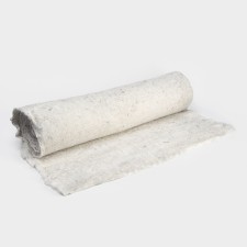 Non -woven canvas, 2.5 mm, width 75 cm, 10 mp, density 210 g/m2, white