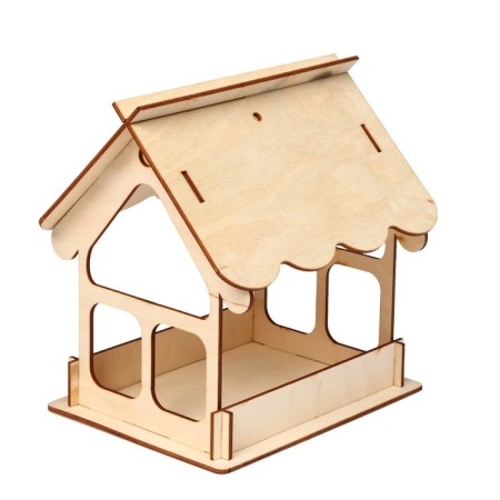 DIM DIM DIM DIM DIM Wooden Bird Disconstructor, 12 × 17.5 × 14.5 cm, Greengo-10