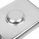 A stainless steel cover to gastro power 1/2, 32.5 × 26.5 cm, thickness 0.8 mm