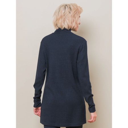 Female jumper, size 48, dark blue color-2