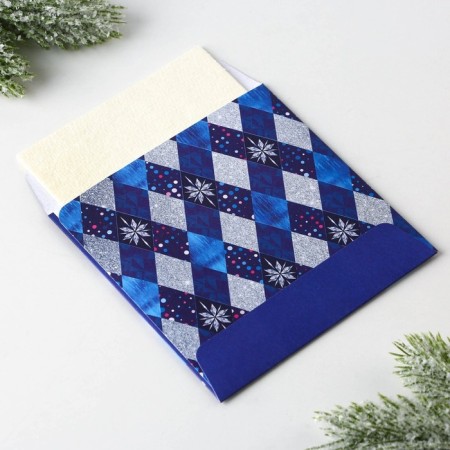 Aromasash in the New Year's envelope, for the New Year, mix, 11 x 11 cm.-11