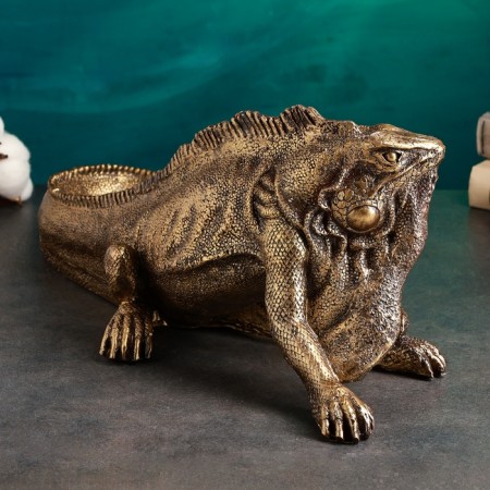 Figure "Iguan" Bronze, 48x21cm-3