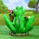 Garden figure "Frog with a sign My garden" 29x19x30cm