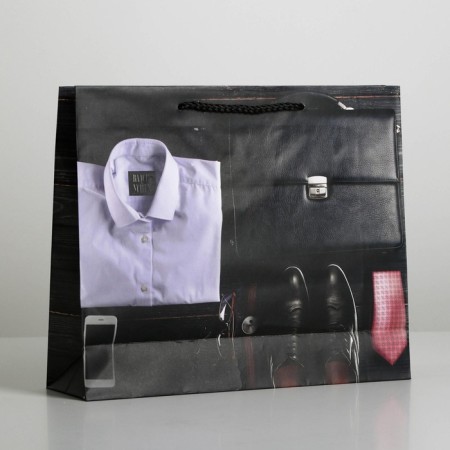 Gift Package Laminated, packaging, "style", ml 21 x 25 x 8 cm-5