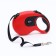 Diil roulette, 8 m, up to 50 kg, tape, rubberized pen, red with black