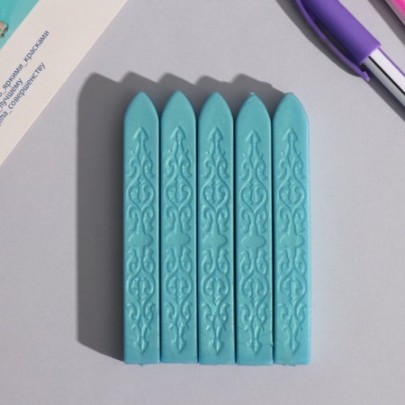 Surgut for printing the rod "turquoise" pearl 1.1x1.1x9 cm-3