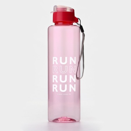Water bottle run, 600 ml, pink color-1
