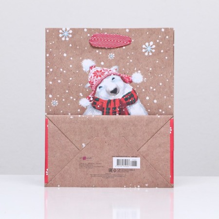 Gift package "White Bear" 18 x 22.3 x 10 cm-3