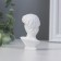 Souvenir Polystone "Bust David" White 4.7x4.5x7.8 cm