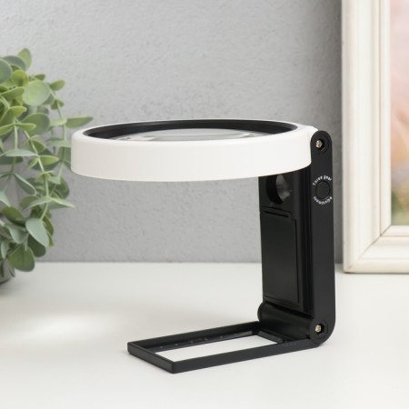 Lupa-lupa with a dedicated member x3.5 x25 for LEDX8 creativity from 3AA+ usb UV diodes 12.5x11x24 cm 961384-4