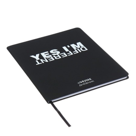 Universal diary for grade 1-11 YES I’M Different, integral cover, artificial leather, silk-screen printing, liesse, 80 g/m2-1