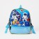 Baby backpack on lightning, 1 outer pocket, insert mix, blue color