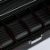The casket to the leatherette to the clock 6 "Carbon with a red line" 8x33x12 cm