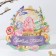 Postcard-holder for egg "Tenderness", 12.4 x 13.9 cm