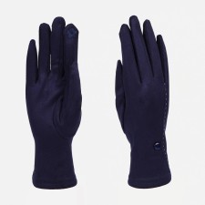 Gloves are female, dimensionless, without insulation, blue color