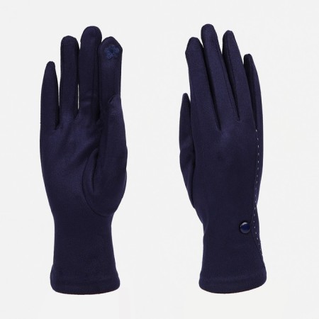 Gloves are female, dimensionless, without insulation, blue color