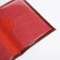 Cover for passport, burgundy color