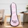 Soprano Upole Case Music Life, 20 x 8 x 57 cm, pink