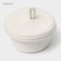 Basket for storage ladled handmade LadOM "Bell", 16 × 16 × 12 cm, beige color