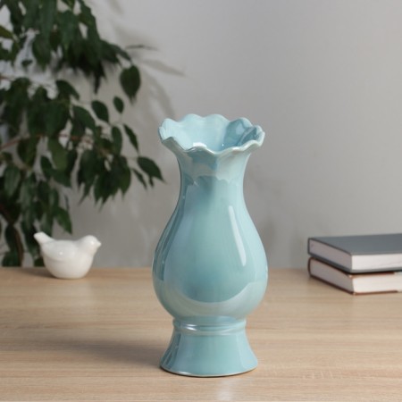 VAZ Coramics Table "Philix" D Ob - 6 cm, 22.5x9 cm, blue-1