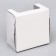 Confectionery packaging with a window, white, 18 x 18 x 10 cm