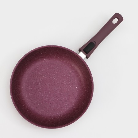 Trendy Style pan, d = 26 cm, removable handle, anti -stick coating, purple color-1
