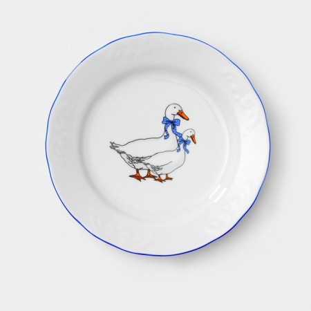 Service Porcelain table "Geese", 48 items-5