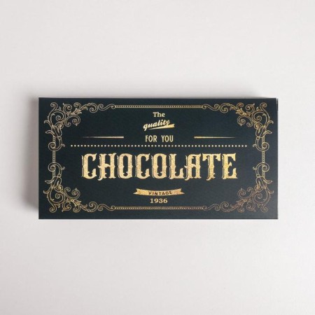 Chocolate box, confectionery packaging, “vintage”, with a window, 17.3 x 8.8 x 1.5 cm-3