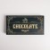 Chocolate box, confectionery packaging, “vintage”, with a window, 17.3 x 8.8 x 1.5 cm