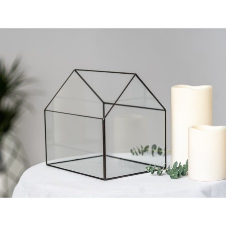 Florarium "House" (seams copper)