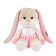 Soft toy "Bunny Lin in a silver-pink dress", 20 cm
