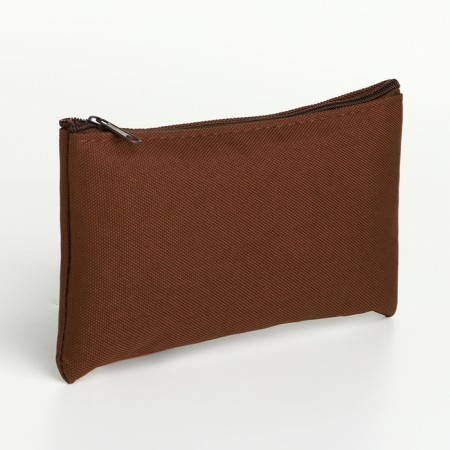 Lightning cosmetic bag, brown color