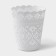 Plastic basket for storage "Lace Pattern", 11 × 11 × 14 cm, color mix