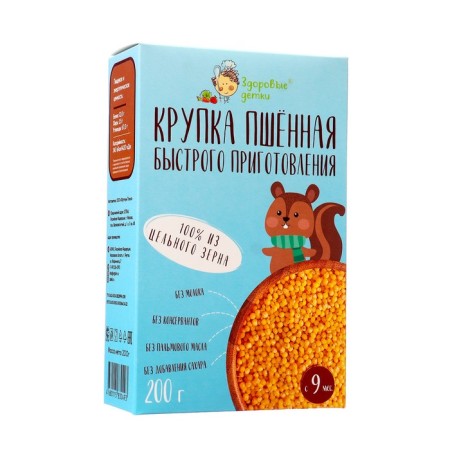 Porridge is silent millet without gluten from 9 months, 200 g