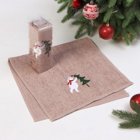 Tenle Ethel "White Bear" 30x60 cm, 340 g/m2, 100% HL
