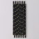 Tubes for the “stars” cocktail set 12 pcs., Black color