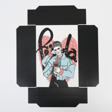 Gift folding box, packaging, Frida, 30 x 20 x 9 cm-4