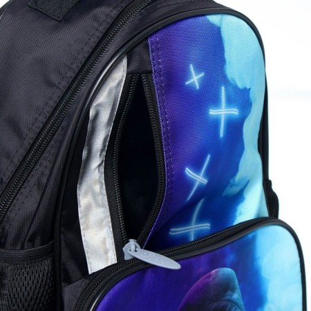 School backpack, 37 x 26 x 13 cm, ergonomic back, calligrata orth "mask"-14