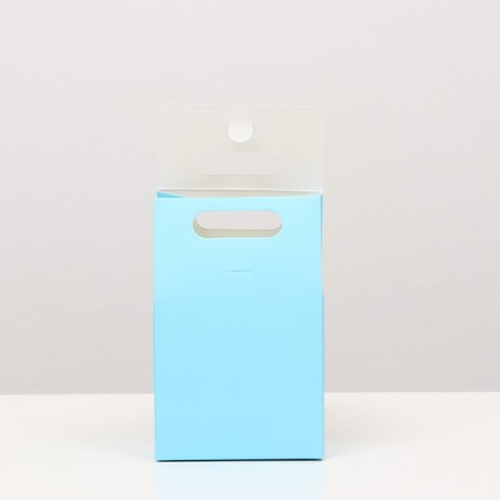 Box with a handle, blue, 15 x 10 x 6 cm-1